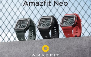 Amazfit Neo выглядят как цифровые часы 1990-х годов