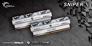 Представлена память G.Skill SniperX ASRock Steel Legend Edition  
