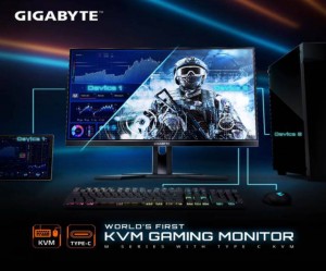 Игровой монитор Gigabyte M27Q оснащен переключателем KVM