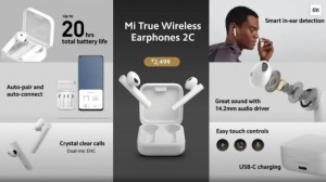 Xiaomi представила беспроводные наушники Mi True 2C по цене 34 доллара