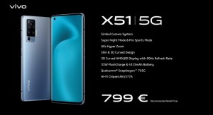 Vivo X51 5G теперь доступен для Европы