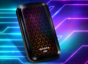 ADATA анонсировала внешний SSD-накопитель SE770G с RGB подсветкой