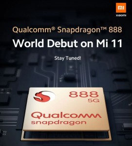 Xiaomi Mi 11 на базе Snapdragon 888 выйдет в конце декабря 2020 