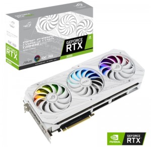ASUS представила видеокарты серии GeForce RTX 30 ROG STRIX в белом исполнении