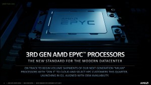 AMD EPYC Milan 3-го поколения ожидаются в первом квартале 2021 года