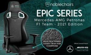 Игровое кресло Noblechairs EPIC Mercedes-AMG Petronas F1 поступило в продажу