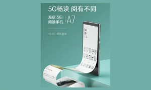 Hisense A7 5G первый в мире смартфон с дисплеем E-ink