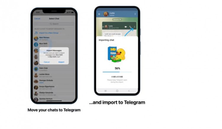Как перенести телеграм на андроид