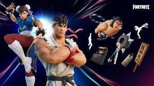 В Fortnite добавлены новые скины из Street Fighter
