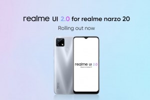 Realme Narzo 20 второй телефон компании получивший стабильное обновление Android 11