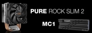 be quiet! представила кулер для процессора Pure Rock Slim 2 и SSD радиаторы MC1 и MC1 Pro M.2 