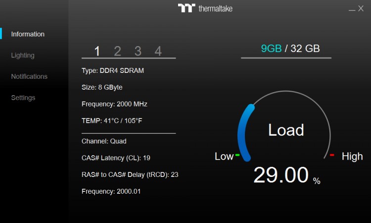 Thermaltake TOUGHRAM RGB DDR4-4000