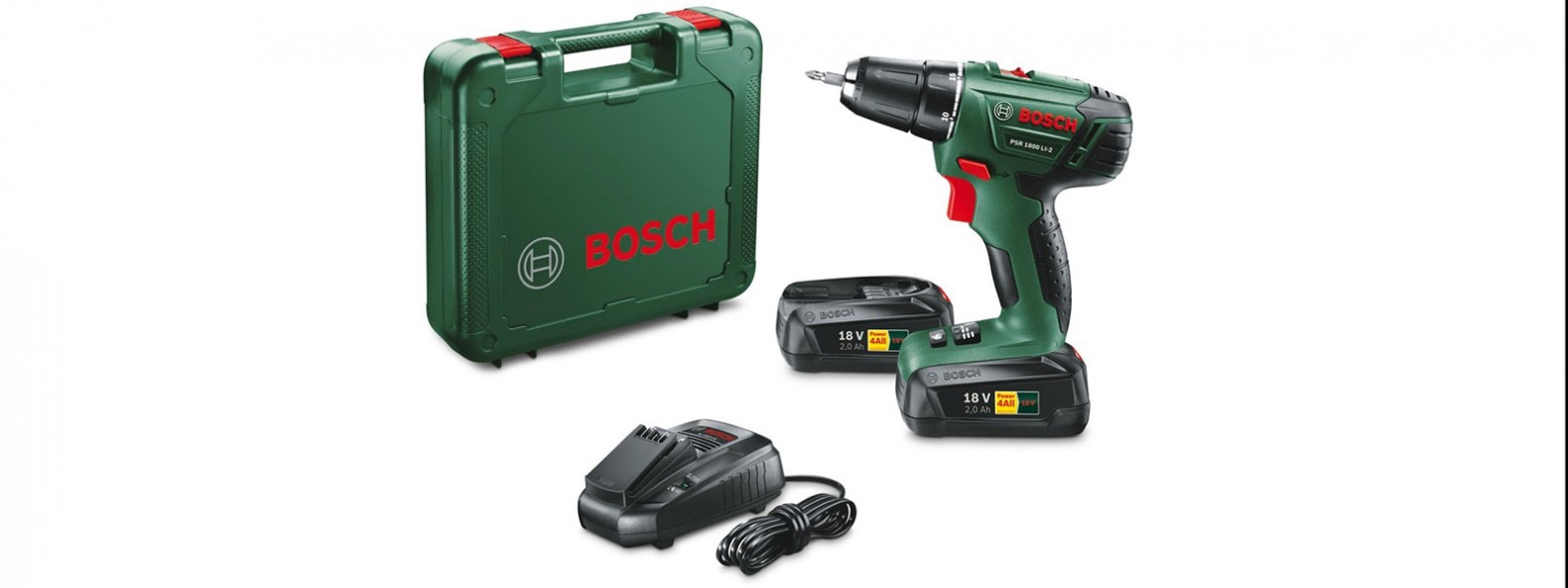 Лучшие аккумуляторные шуруповерты. Bosch PSR 1800 LI-2 - MegaObzor