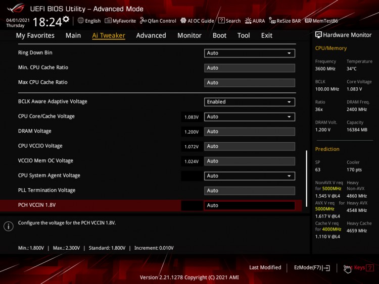 ASUS ROG Strix Z590-I Gaming WIFI