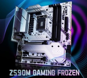 Белая плата CVN Z590M Gaming Frozen от Colorful