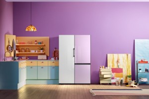 Samsung представила новые интерьерные холодильники со сменными панелями