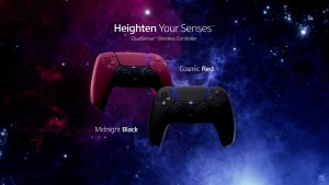 Представлены два контроллера DualSense в цвете Midnight Black и Cosmic Red