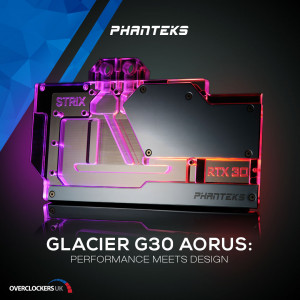 Phanteks выпустила водоблок Glacier G30 Aorus