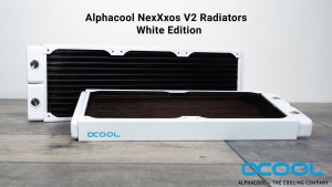 Alphacool представила новые радиаторы NexXxoS V.2 в бело-черной цветовой гамме