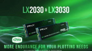 PNY выпустила твердотельные накопители LX2030 и LX3030 M.2 NVMe