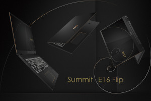 MSI выпускает трансформируемый ноутбук Summit E16 Flip