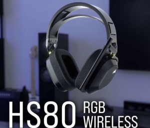 Corsair выпускает беспроводную игровую гарнитуру HS80 RGB WIRELESS