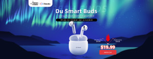 Новые беспроводные наушники Baidu Xiaodu DU smart buds с функцией преобразования голоса в текст