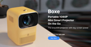Портативный интеллектуальный мини-проектор Boxe 1080p