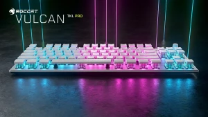 ROCCAT представляет клавиатуру Vulcan TKL PRO в белом цвете