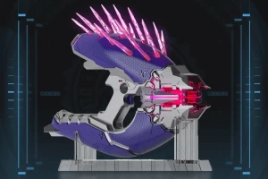 Бластер Halo Needler от компании Nerf