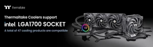 Кулеры Thermaltake теперь поддерживают сокет Intel LGA 1700