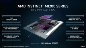 AMD Instinct MI200: чипсет с двумя графическими процессорами