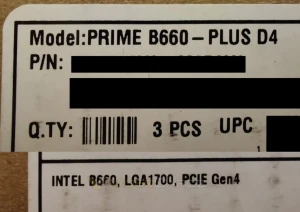 Материнские платы Intel B660 не будут поддерживать PCIe 5.0