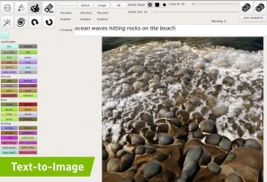 NVIDIA GauGAN2 AI может создавать фотореалистичные изображения используя слова