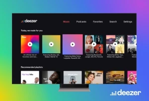 Deezer запускает новое приложение для смарт-телевизоров Samsung
