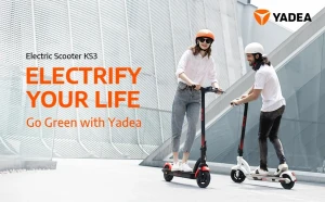 Yadea запускает новый недорогой электросамокат KS3