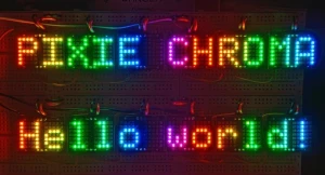 Светодиодные матричные дисплеи Pixie Chroma mini Arduino