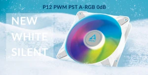 ARCTIC анонсировала белый вентилятор P12 PWM PST A-RGB