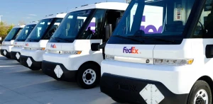 FedEx получает первую партию электрических фургонов EV600 от компании GM BrightDrop
