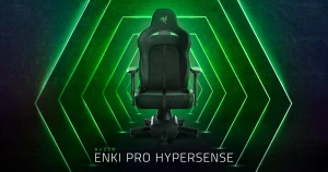 Razer представила кресло Enki Pro HyperSense с вибрацией