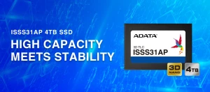 ADATA Industrial представляет новый твердотельный накопитель ISSS31AP емкостью 4 ТБ