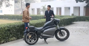 Представлен первый электрический мотоцикл Mazout e-bike с запасом хода 350 км