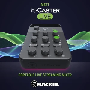 Mackie выпустил новый портативный микшер MCaster Live