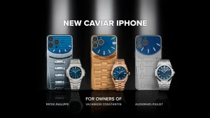 Caviar создает телефоны iPhone 13 Pro на заказ, вдохновленная серией премиальных часов 