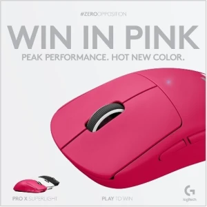 Logitech представляет розовую версию сверхлегкой беспроводной игровой мыши Pink PRO X SUPERLIGHT