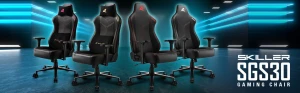 Sharkoon представил игровые стулья SKILLER SGS30 из полиуретана и ткани