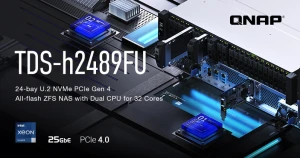 QNAP выпустила флагманскую двухпроцессорную флэш-память NVMe TDS-h2489FU