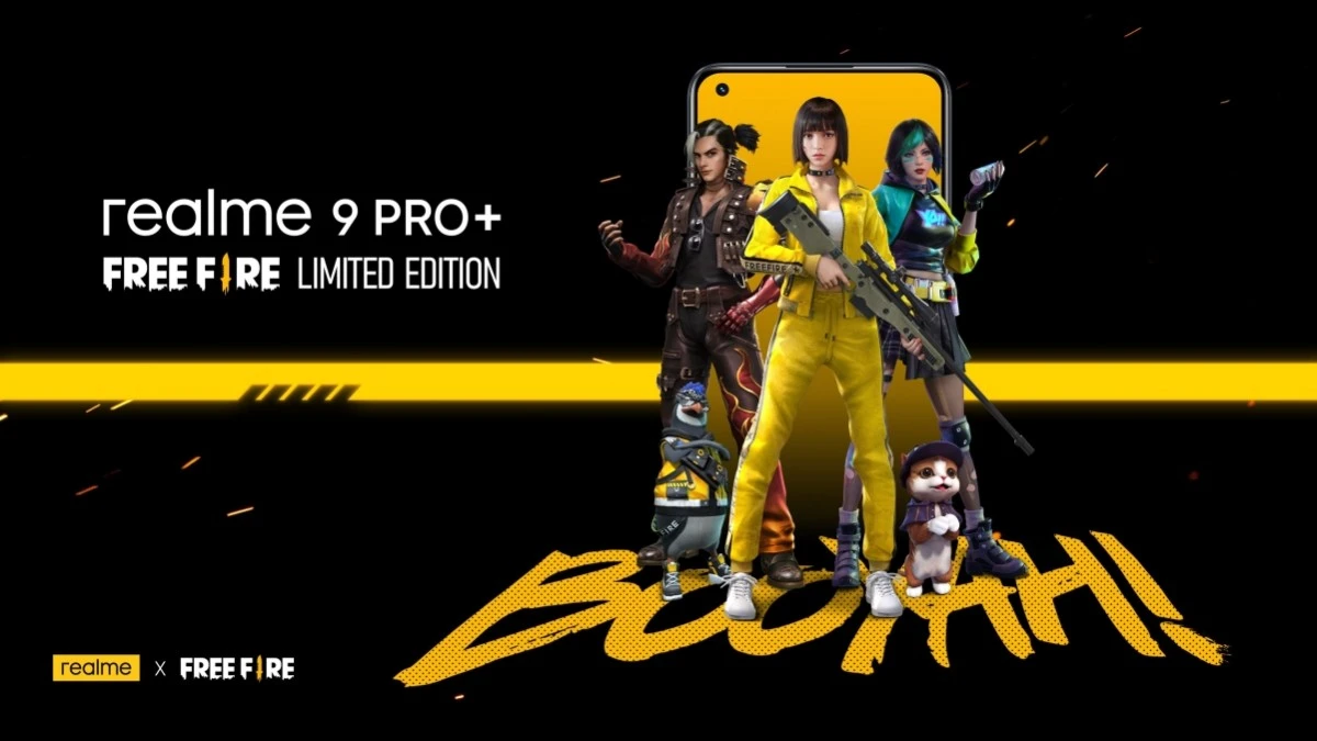 Realme 9 выпустил ограниченную версию смартфона Realme 9 Pro+ Free Fire  Edition - MegaObzor