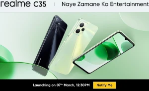 Realme C35 появится в Индии 7 марта