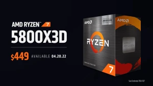 AMD представил Ryzen 7 5800X3D, самый быстрый в мире игровой процессор
